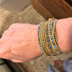 Elegant Beaded Wrap Bracelet